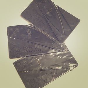 (3) Ian Sinclair Credit card knife